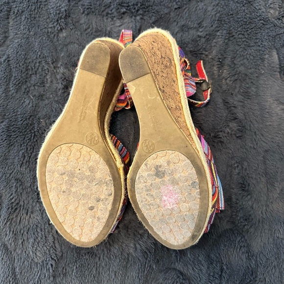 Merona Striped Tribal Print Wedge Sandals - Picture 8 of 8